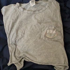 short sleeve pink tee